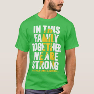 Childhood Cancer Support, Family Childhood Cancer T-Shirt