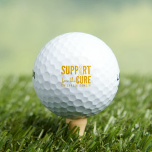 childhood cancer support for the cure Golf Balls