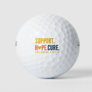 childhood cancer support hope cure Golf Balls