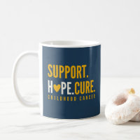 childhood cancer support hope cure Mug 
