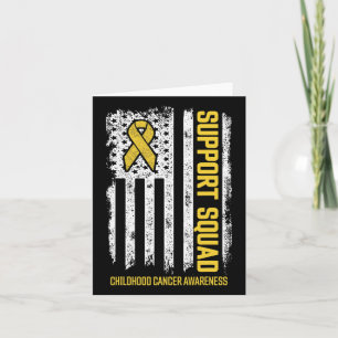 Childhood Cancer Support Squad Childhood Cancer Aw Card