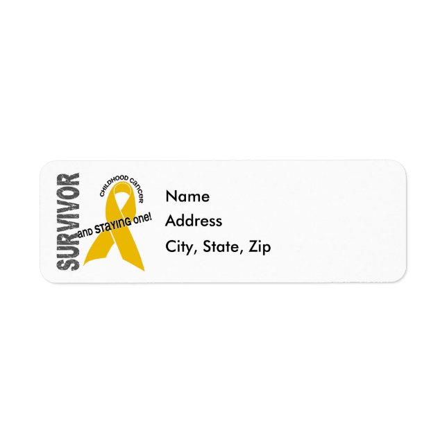 CHILDHOOD CANCER Survivor 1 (Front)
