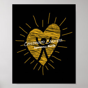 Childhood Cancer Survivor - Childhood Cancer Aware Poster