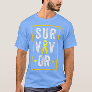Childhood Cancer Survivor Paediatrics Kids Awarene T-Shirt