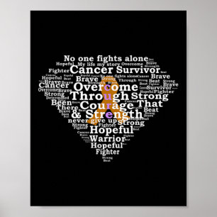 Childhood Cancer Survivor Superhero Poster