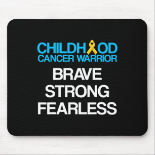 Childhood Cancer Survivor Support Warrior 2 Mouse Mat