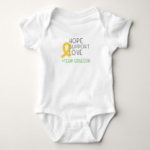 childhood cancer.#team.CustomName.Baby Bodysuit 