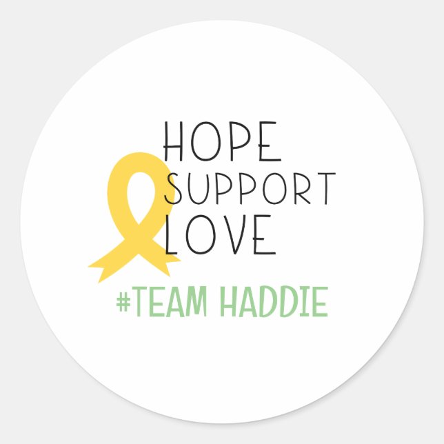 childhood cancer. #team Name custom Stickers Label (Front)