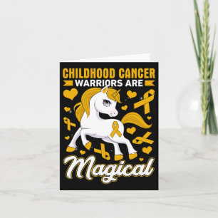 Childhood Cancer Warriors Are Magical Awareness Da Card
