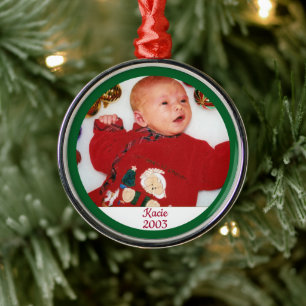 Childhood Christmas Memories Through the Years Metal Tree Decoration