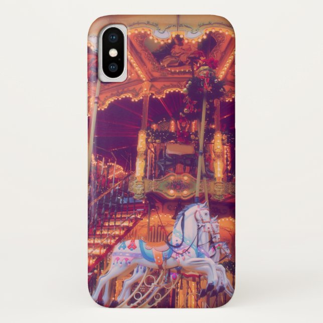 childhood dream - old horse carousel Case-Mate iPhone case (Back)