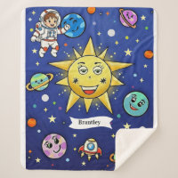  Childhood Dreams Sherpa Blanket, Medium 50 X 60