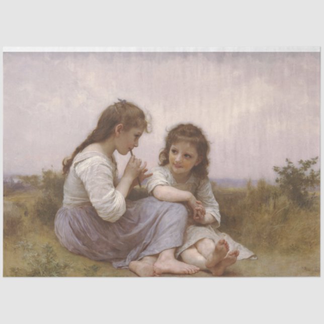 Childhood Friends Decoupage Paper (Front)