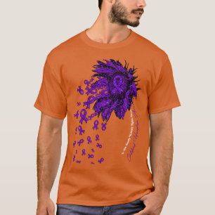 Childhood Hemiplegia Awareness sunflower nobody fi T-Shirt