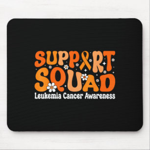 Childhood leukaemia mum fighters orange ribbon mouse mat