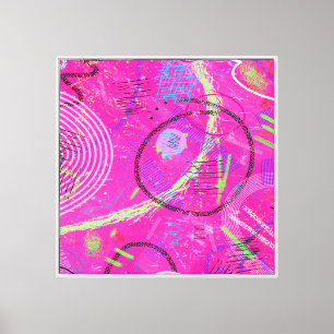 Childhood Memories Abstract Art  Canvas Print