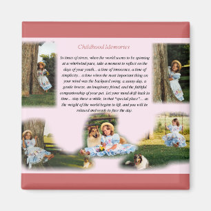 Childhood Memories Inspirational Magnet
