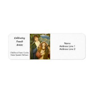 Childhood Saint Cecilia, Maria Spartali Stillman