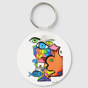 Childhood story key ring