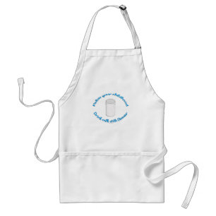 Childhood With Milk Nostalgia Slogan  Standard Apron