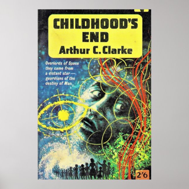 Childhoods End  Arthur C Clarke Poster (Front)