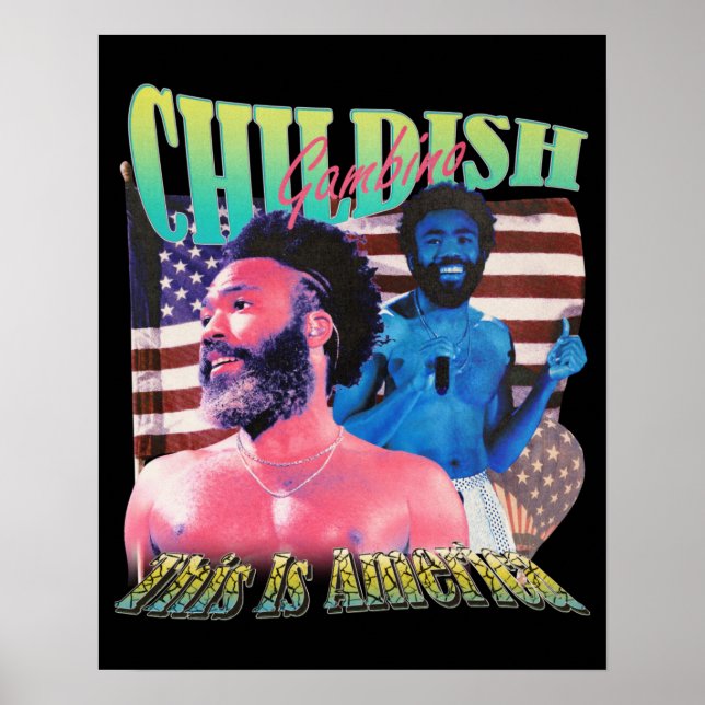Childish Gambino Poster (Front)
