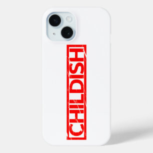 Childish Stamp iPhone 15 Case