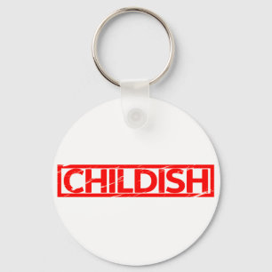 Childish Stamp Key Ring