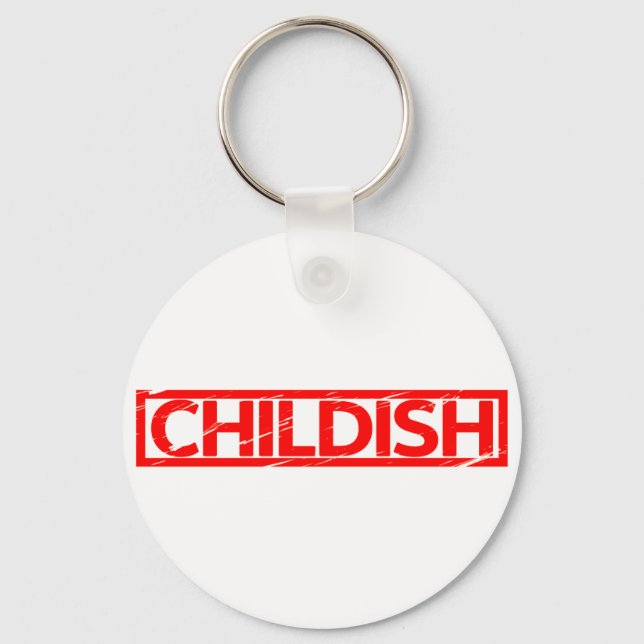 Childish Stamp Key Ring (Front)