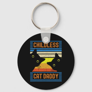 Childless Cat Daddy 2024 For President Cat Dad Key Ring