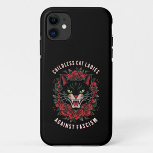 Childless Cat Ladies Against Fascism iPhone 11 Case