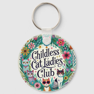 Childless Cat Ladies Club Key Ring