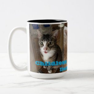 Childless Cat Ladies for Democracy Two-Tone Coffee Mug
