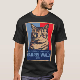 Childless Cat Ladies For Harris Waltz 2024 Funny C T-Shirt