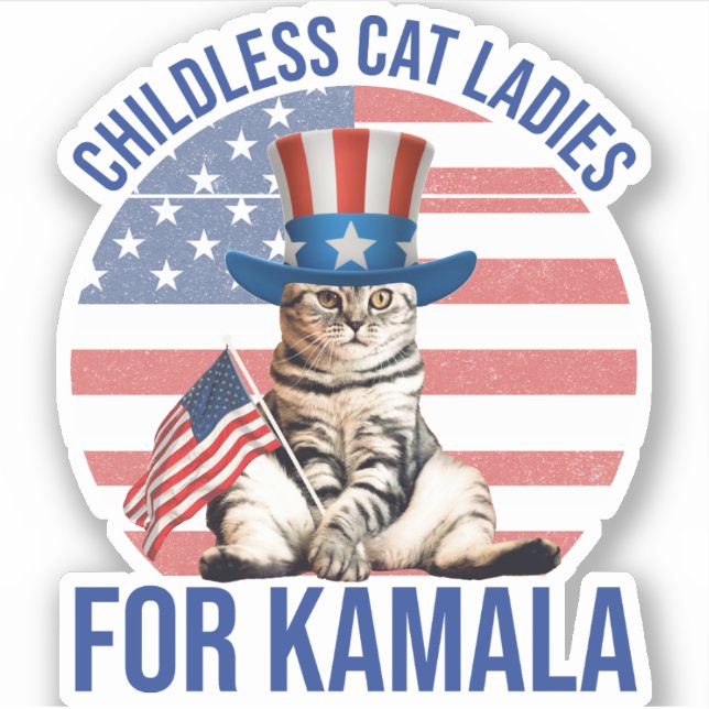 Childless Cat Ladies For Kamala (Front)