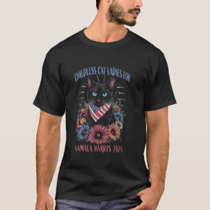 Childless Cat Ladies For Kamala Harris 2024 Electi T-Shirt