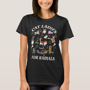 Childless Cat Ladies For Kamala Harris 2024 Electi T-Shirt