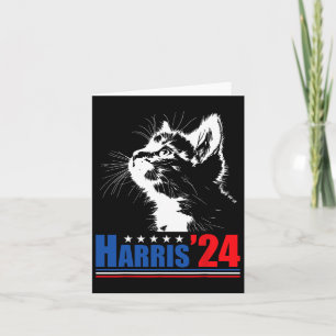 Childless Cat Ladies For Kamala Harris 24 Usa Elec Card