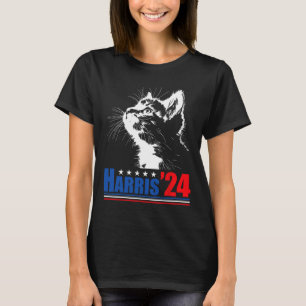 Childless Cat Ladies For Kamala Harris 24 Usa Elec T-Shirt