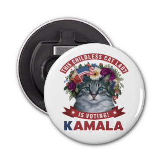 Childless Cat Ladies for kamala harris Bottle Opener