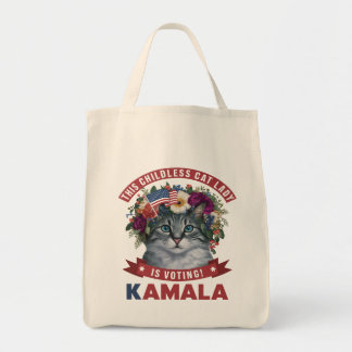 Childless Cat Ladies for kamala harris Tote Bag