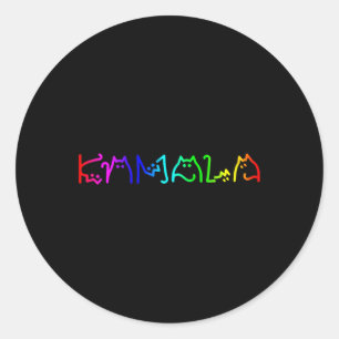 Childless Cat Ladies Kamala Childless Cat Lady Lgb Classic Round Sticker