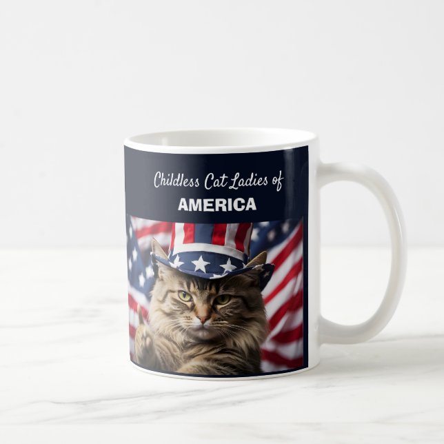 Childless Cat Ladies of America Coffee Mug (Right)