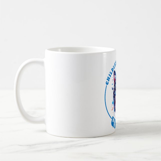 Childless cat ladies unite Kamala Harris  Coffee Mug (Left)