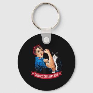 Childless Cat Ladies Vote Women Political Voting E Key Ring