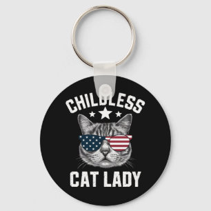 Childless Cat Lady 2024  Key Ring