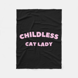 Childless Cat Lady 2024 Millennial 1  Fleece Blanket