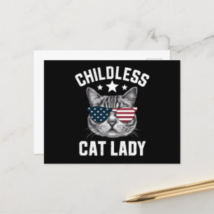 Childless Cat Lady 2024  Postcard