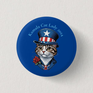 Childless Cat Lady 2024 Thunder_Cove 3 Cm Round Badge