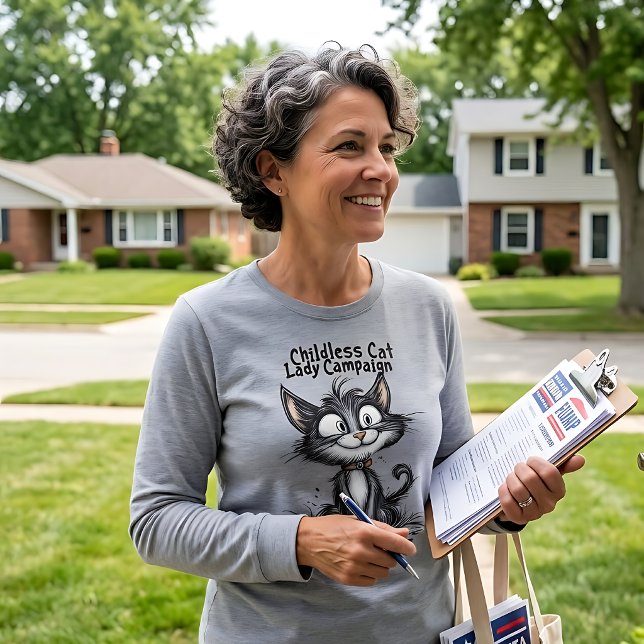 Childless Cat Lady Campaign T-Shirt (Creator Uploaded)